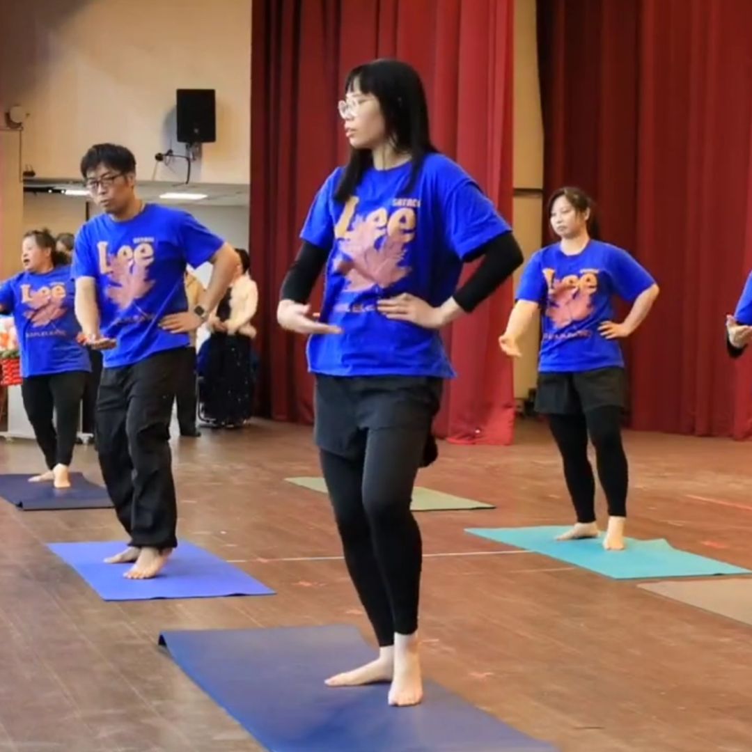 蘆山園社大成果展 2026/1/3(六） 地點：桃園農工  1瑜伽：戀人心+哈噓哈嘘